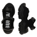 BUFFALO Sandále 'BINARY 0'  čierna