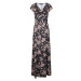 HotSquash Letné šaty 'Gemma'  sivá / levanduľová / ružová / čierna / biela