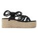 DeeZee Espadrilky RT220681 Čierna