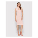 Guess Úpletové šaty Marion W2YK63 Z2U00 Ružová Slim Fit