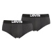 Levi's® Súprava 2 kusov slipov Solid Basic 905003001 Čierna