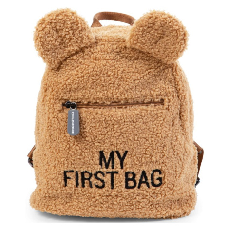 Childhome My First Bag Teddy Beige detský batoh 20x8x24 cm