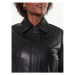Calvin Klein Kožená bunda K20K205012 Čierna Regular Fit
