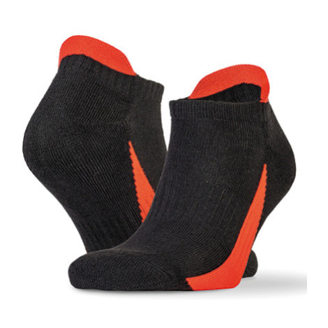 Spiro Športové ponožky do tenisiek - 3 páry RT293X Black