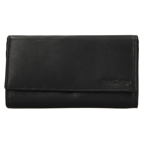 Dámska kožená peňaženka SendiDesign Expeta - čierna Sendi Design