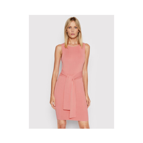 Guess Úpletové šaty Annie W2GK77 Z2U00 Ružová Slim Fit