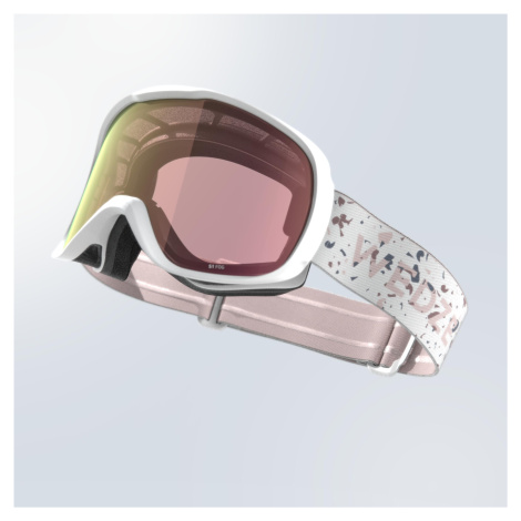 Lyžiarske a snowboardové okuliare G 500 S1 do škaredého počasia biele