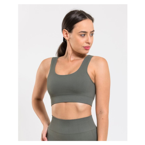 Vilgain Seamless Ribbed Bra – moss