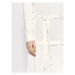 Rinascimento Úpletové šaty CFM0010543003 Biela Relaxed Fit