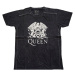 Queen tričko Classic Crest Čierna