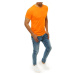 Pánske svetlo oranžové tričko RX4190