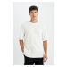 DEFACTO Relax Fit Crew Neck Cotton Short Sleeve T-Shirt