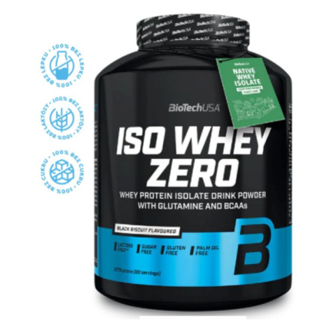 BioTechUSA ISO WHEY ZERO /NATIVE/ black biscuit 2270 g