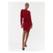 Guess Úpletové šaty Elodie W3BK96 Z2WX0 Červená Slim Fit