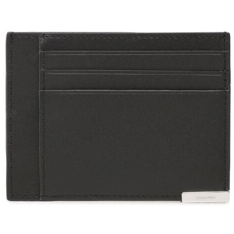 Calvin Klein Puzdro na kreditné karty Modern Plaque Id Cardholder K50K509985 Čierna