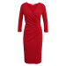 Červené dámske púzdrové šaty ORSAY
