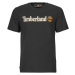 Timberland  Linear Logo Short Sleeve Tee  Tričká s krátkym rukávom Čierna