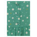 Dievčenské šaty United Colors of Benetton zelená farba, mini, áčkový strih