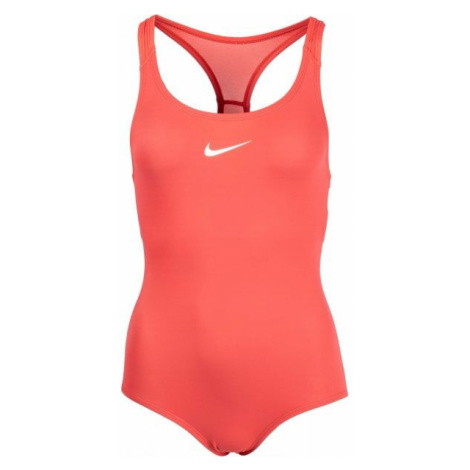 Nike SOLID Dievčenské plavky, lososová, veľkosť
