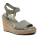 Calvin Klein Espadrilky Wedge Sandal 70 He HW0HW02050 Sivá