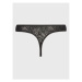 Calvin Klein Underwear Stringové nohavičky 000QF6878E Čierna