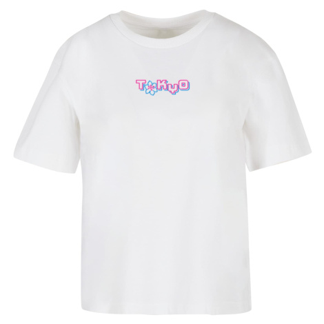 Women's Tokyo Dragon Neon T-Shirt - White mister tee