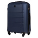 Tmavomodrá sada 4 škrupinových kufrov GAN01, Luggage 4 sets (L,M,S,XS) Wings, Blue