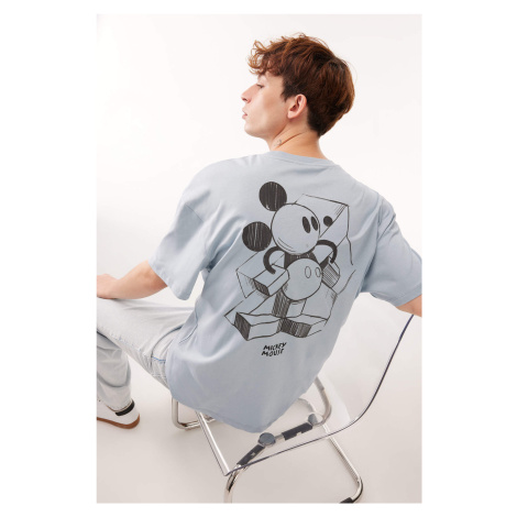 DEFACTO Comfort Fit Mickey & Minnie Licensed Crew Neck T-Shirt