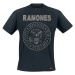 Ramones Tričko Seal Hey Ho Unisex Black