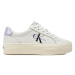 Calvin Klein Jeans Sneakersy Vulc Flatform Laceup Lth YW0YW01474 Biela