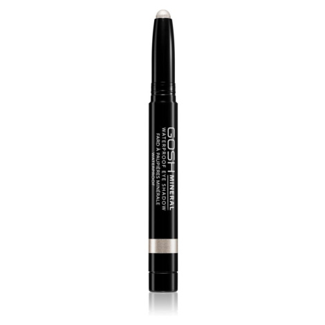 Gosh Mineral Waterproof dlhotrvajúce očné tiene v ceruzke vodeodolné odtieň 001 Pearly White