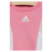 Detská tepláková súprava adidas I 3S CB FT JOG ružová farba