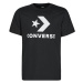 Converse  GO-TO STAR CHEVRON TEE  Tričká s krátkym rukávom Čierna