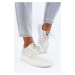 Women's eco leather sneakers white Avanalis