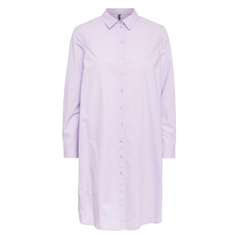 PIECES Košeľové šaty 'Jayla'  pastelovo fialová