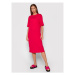 Armani Exchange Každodenné šaty 8NYACF YJG3Z 1492 Ružová Regular Fit