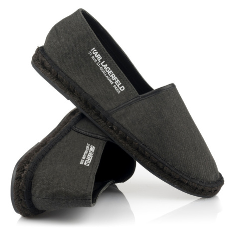 čierne pánske espadrilky