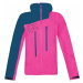 Rock Experience Mt Watkins 2.0 Hoodie Woman Super Pink/Moroccan Blue Outdoorová bunda