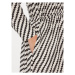 Tommy Hilfiger Každodenné šaty Zigzag Waisted Midi Dress WW0WW41157 Biela Regular Fit
