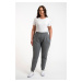 Women's long trousers Malmo - medium melange