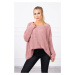 Sweater Oversize dark pink