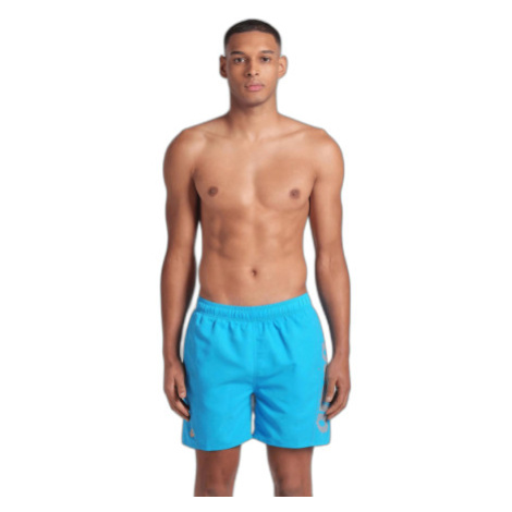 Pánske plavky ARENA FUNDAMENTALS LOGO BOXER R-TURQUOISE-PARROT