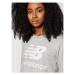 New Balance Mikina Essentials Crew WT03551 Sivá Relaxed Fit