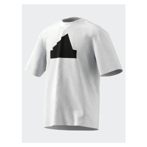 Adidas Tričko Future Icons Logo Piqué T-Shirt IK9328 Biela Loose Fit