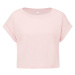 Mantis Dámske Crop top tričko - Jemne ružová
