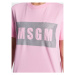 MSGM Tričko 3441MDM520G 237002 Ružová Regular Fit