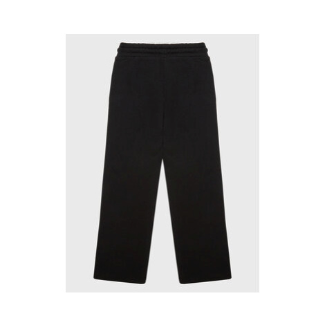 Calvin Klein Jeans Teplákové nohavice Monogram Off Placed IG0IG01607 Čierna Regular Fit