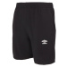 Umbro FRENCH TERRY SHORT ESSENTIALS Pánske teplákové kraťasy, čierna, veľkosť