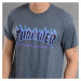 Thrasher Flame Logo melange tmavě šedé