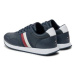 Tommy Hilfiger Sneakersy Runner Evo Lth Mix Ess FM0FM05121 Tmavomodrá